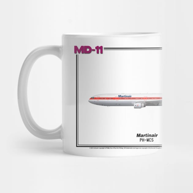 McDonnell Douglas MD-11 - Martinair (Art Print) by TheArtofFlying